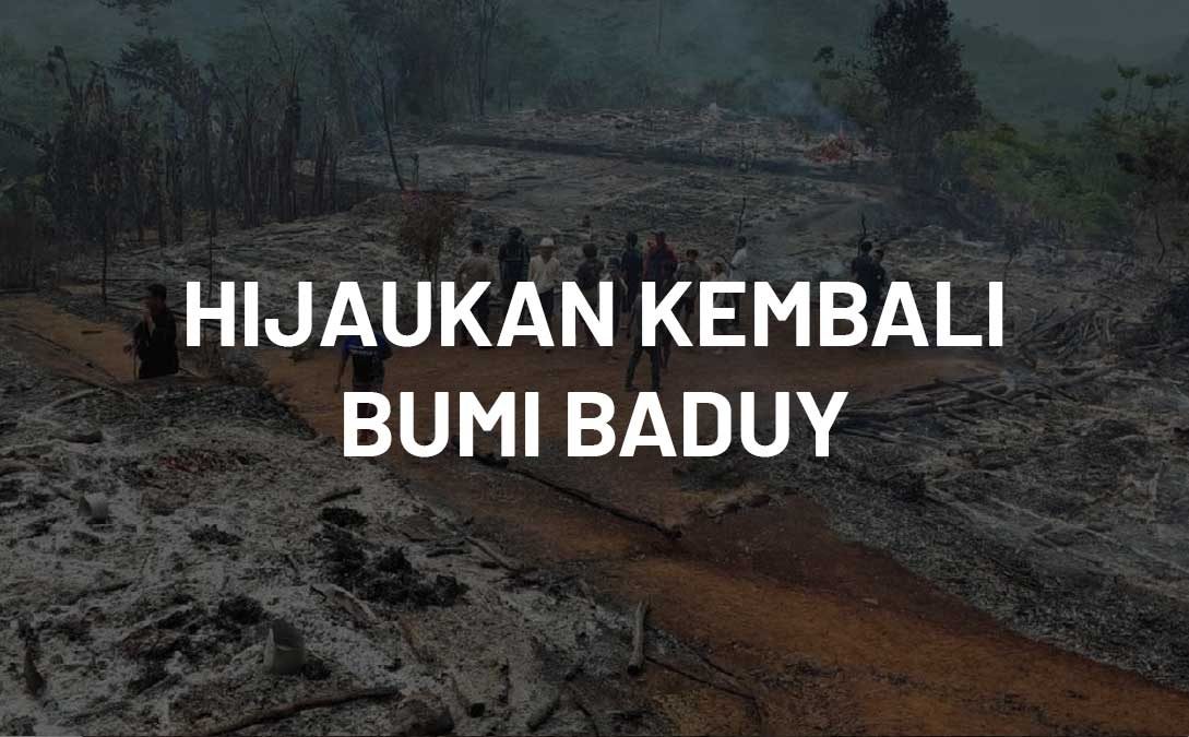 Sedekah Pohon, Tumbuhkan Harapan untuk Saudara Mullaf Baduy
