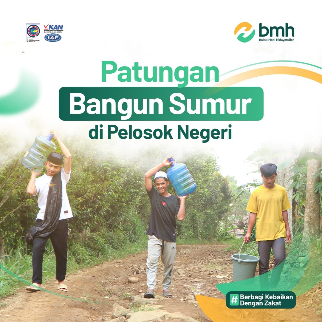 Mudahkan Santri Bersuci Dengan Sedekah Air Bersih