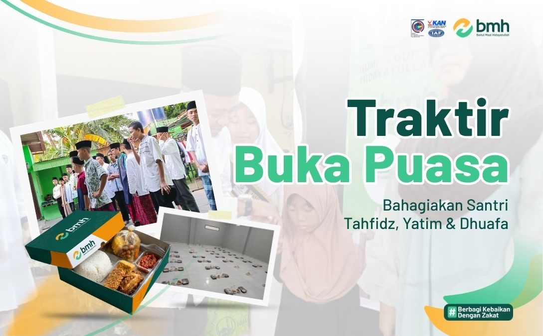 Traktir Buka Puasa Terbaik Bagi Santri Tahfidz, Yatim & Dhuafa