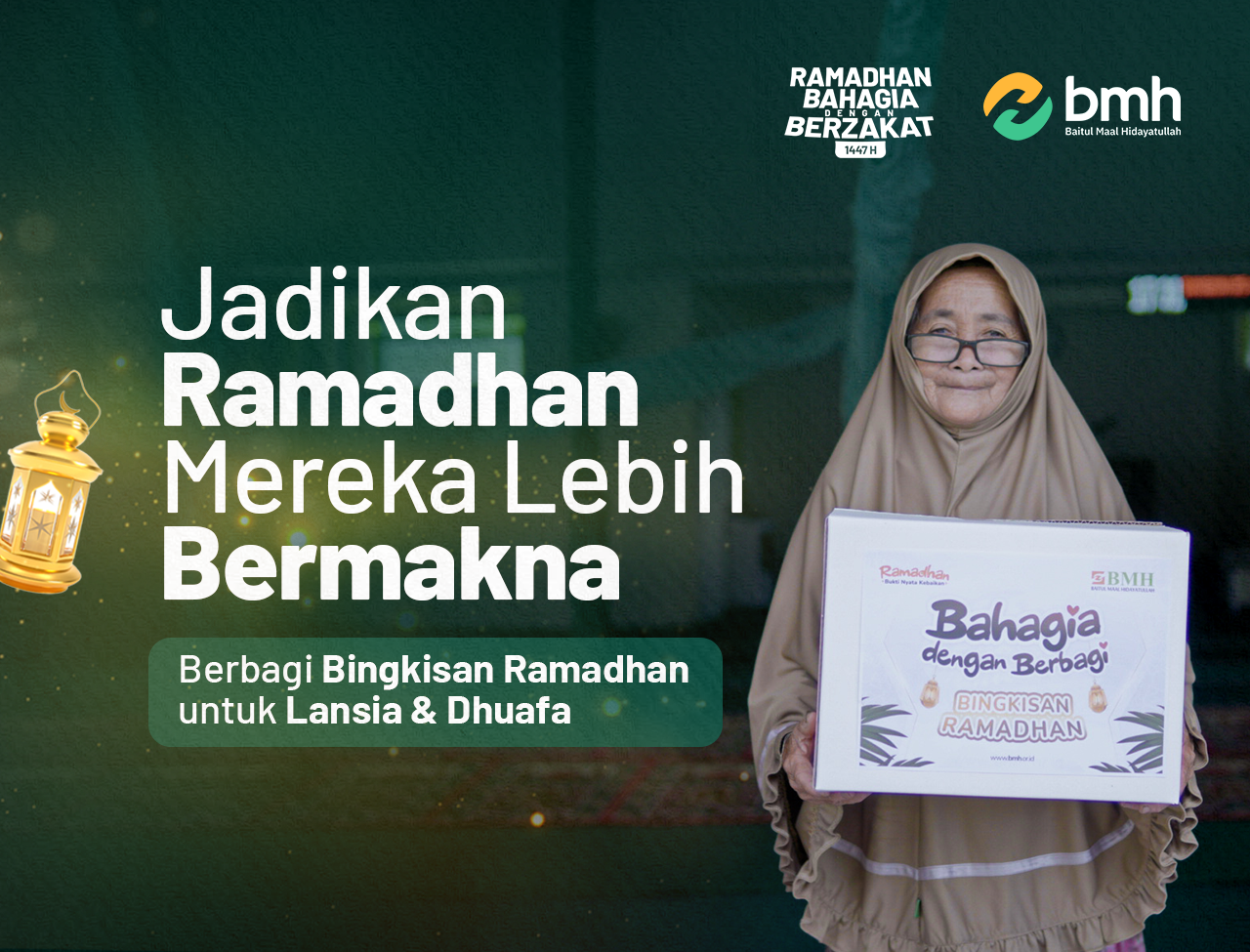 Berbagi Bingkisan Ramadhan Untuk Lansia & Dhuafa